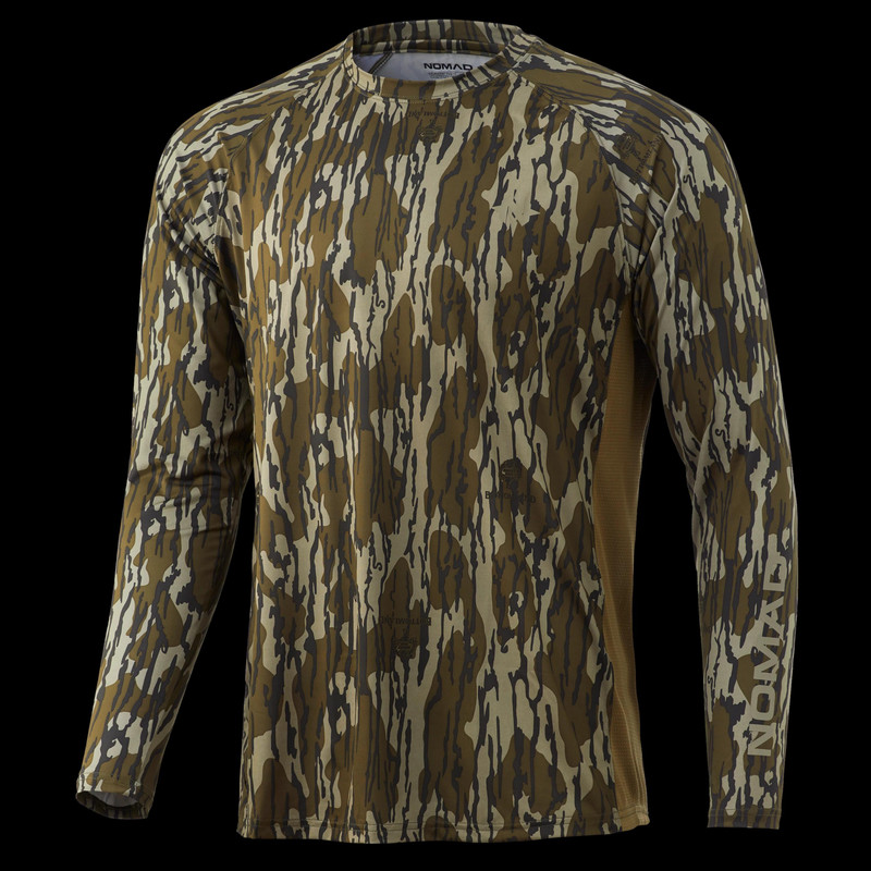 Nomad Camo Pursuit Long Sleeve Shirt Mossy Oak Bottomland - N1200035-922-XXL