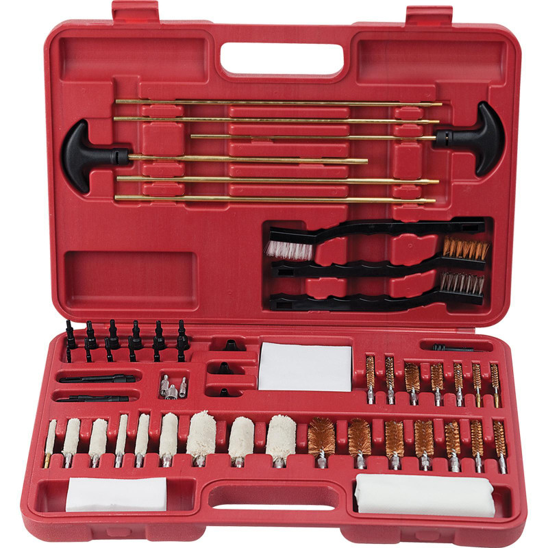 Outers 62 Piece Universal Blow Molded Gun Cleaning Kit, Maroon - OI1015