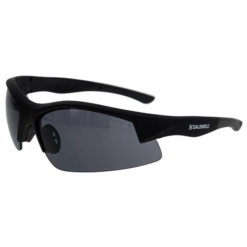 Caldwell Shooting Glasses Black with Smoke Lenses - 1250183