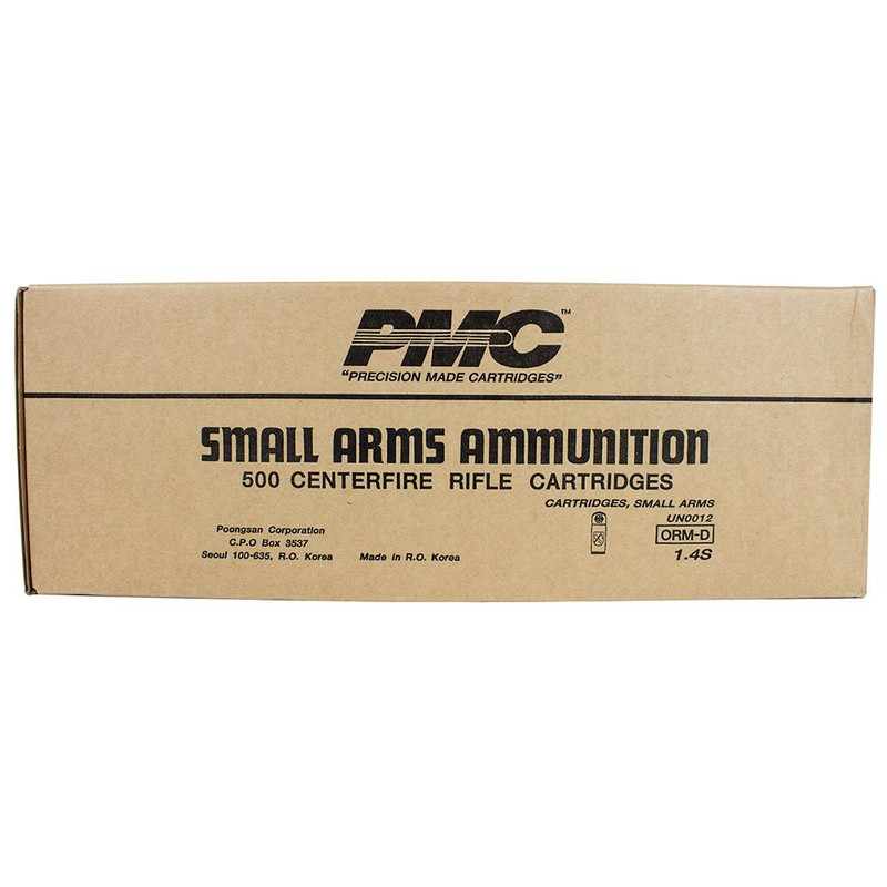 PMC Bronze .308 Win 147 gr FMJBT Rifle Ammunition 500/ct - 308B