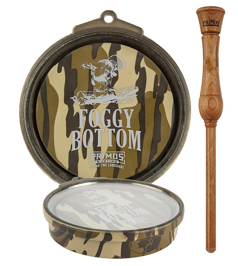 Primos Foggy Bottom Glass Turkey Call, Original Bottomland Camo - PS2906