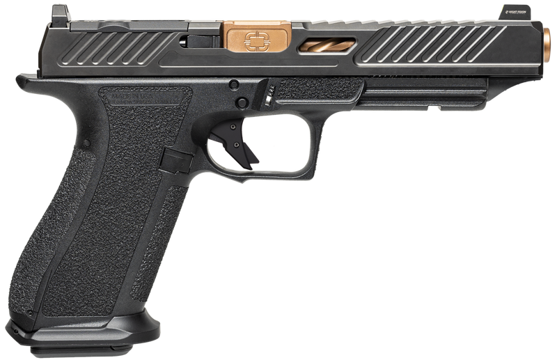 Shadow Systems DR920L Elite 9mm 5.31" 17+1 Pistol, Black/Bronze - SS-2027