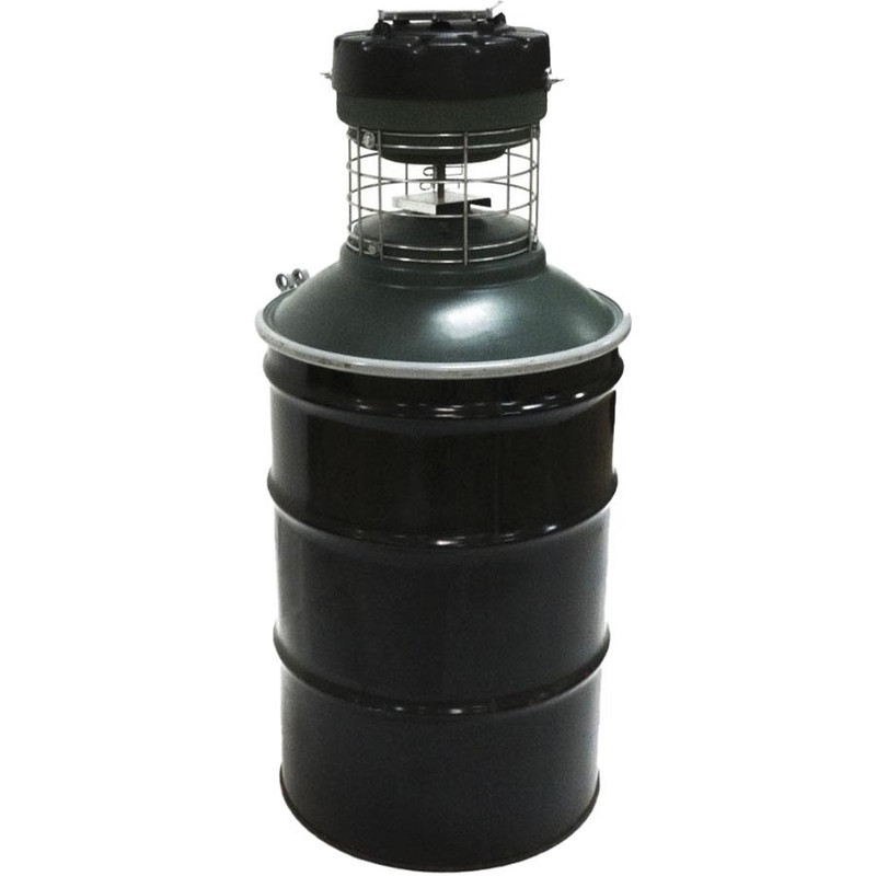 Capsule Feeders 55 Gallon Barrel Game Feeder, Black - CAP-BAR