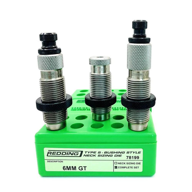 Redding 6mm GT Type-S 3-Die Neck Sizing Set - 78199