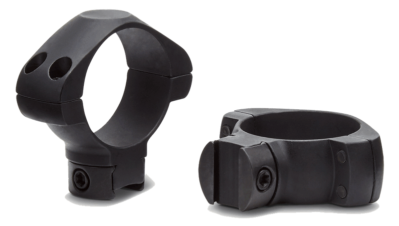 Konus 2-Piece Steel Riflescope Rings 30mm Medium Black - 7419