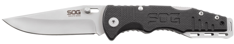SOG Salute Mini Folding Knife, Black - SOGFF1001C