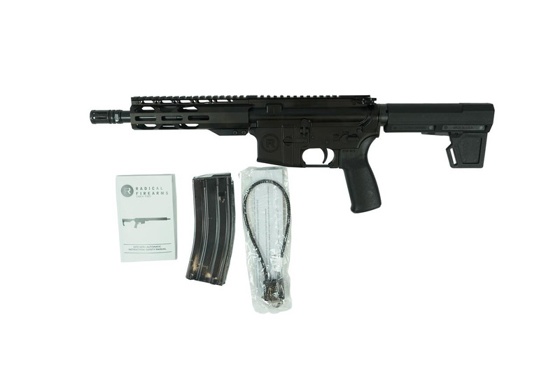 Radical Firearms AR Pistol .300 BLK 8.5" 30rd Semi-Auto, Black Anodized - FP8.5-300HBAR-7RPR-SHKWVE