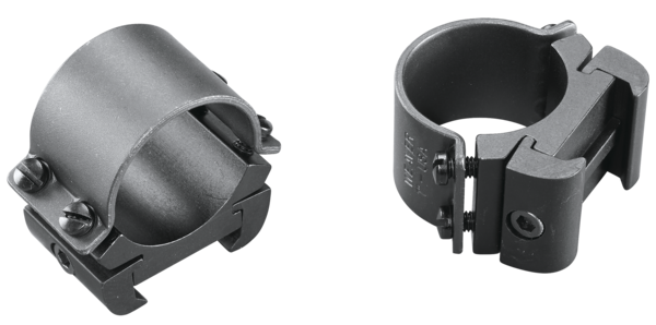 Weaver Sure Grip Windage Adjustable Rings, 1" Medium Matte Black - 49143