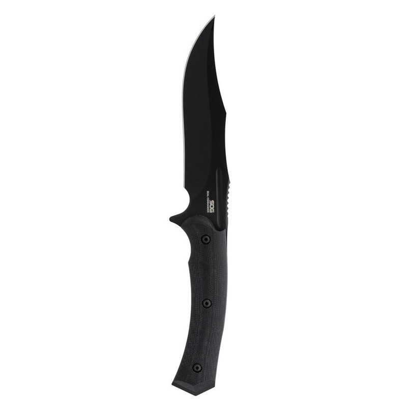 SOG Seal Commander Fixed Blade Knife Clip Point Black - SOG-17-05-01-57