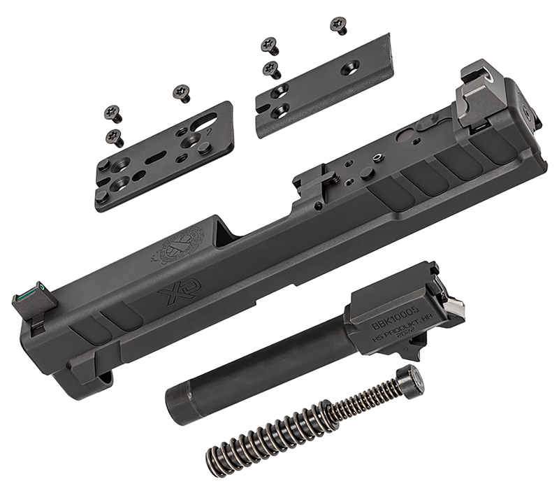 Springfield Armory XD OSP Slide Assembly with Barrel, 9mm Luger, 4" Black Steel - XD4902