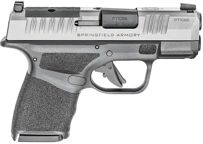 Springfield Hellcat OSP 9mm 3" 10rd Pistol, Stainless Steel/Black - HC9319SOSPCA