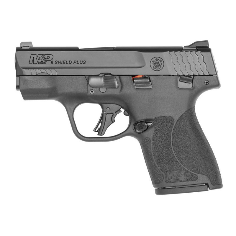 USED S&W M&P9 Shield Plus Handgun 9mm Luger 10rd Magazine 3.1" Barrel Manual Safety Black