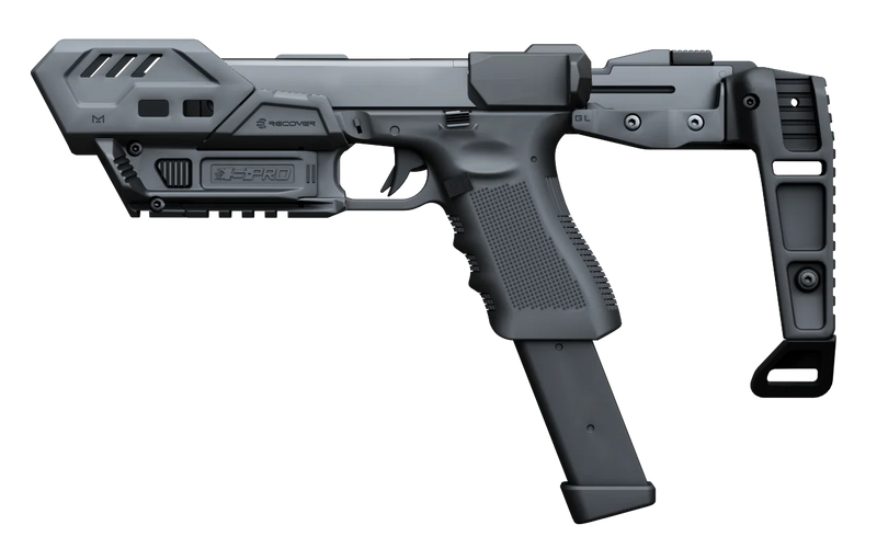 Recover Innovations SPRO MG Full Kit X Macro Stock, Black - SPROXMGB01