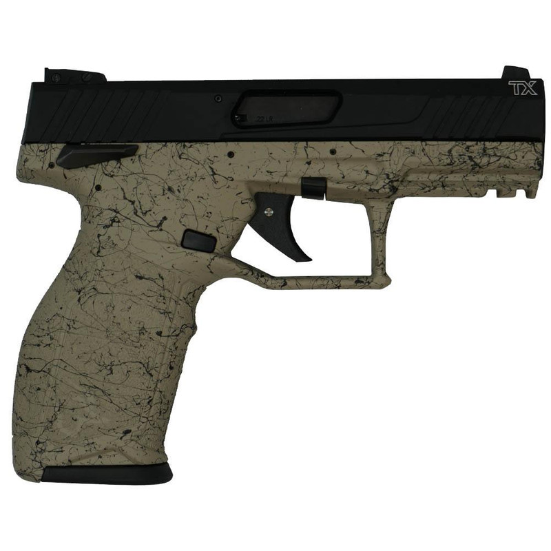 Taurus TX22 .22 LR 4.1" 10rd Handgun, Black Slide FDE Frame - 1-TX22141SP3-10