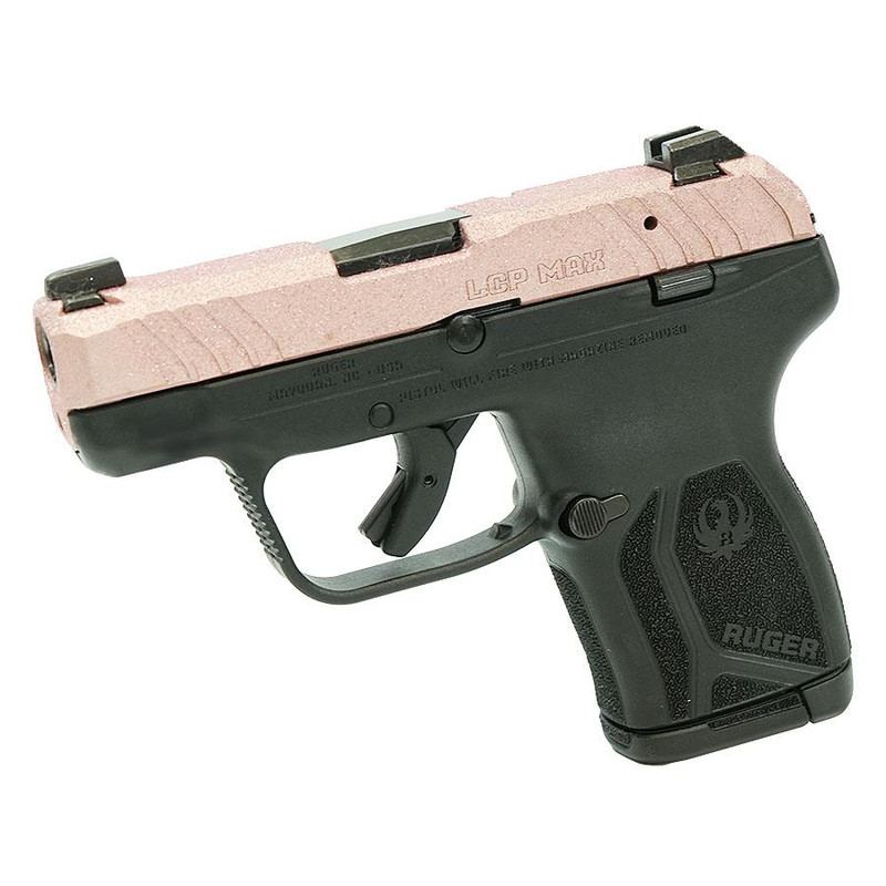 Ruger LCP 380 Max .380 Auto 2.75" 10rd Handgun, Rose Gold Glitter - 13716