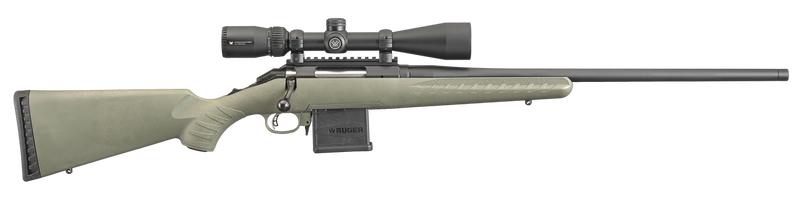 Ruger American Predator 204 Ruger 22" 10+1 Bolt-Action Rifle, Moss Green/Matte Black - 26952