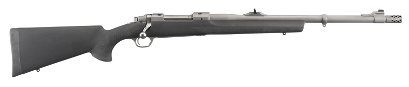 Ruger Hawkeye Alaskan 375 Ruger 20" 3+1 Bolt-Action Rifle, Stainless/Black - 57100