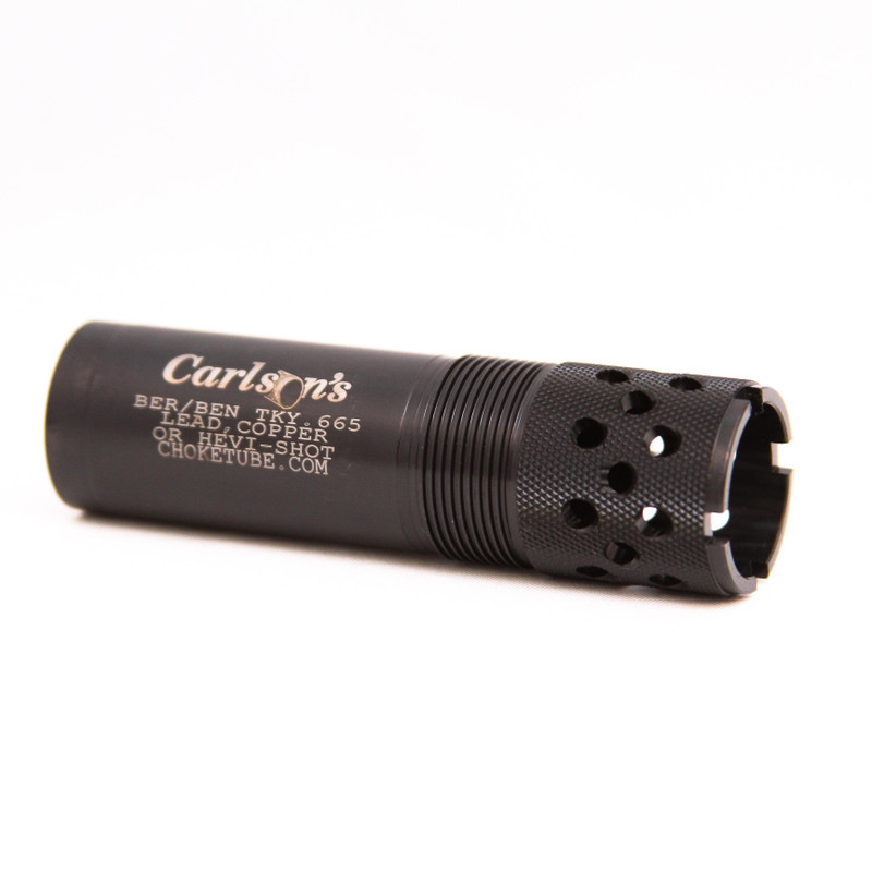 Carlsons Turkey Ported Choke Tube for 12 Ga Beretta/Benelli .665, Black - 70030