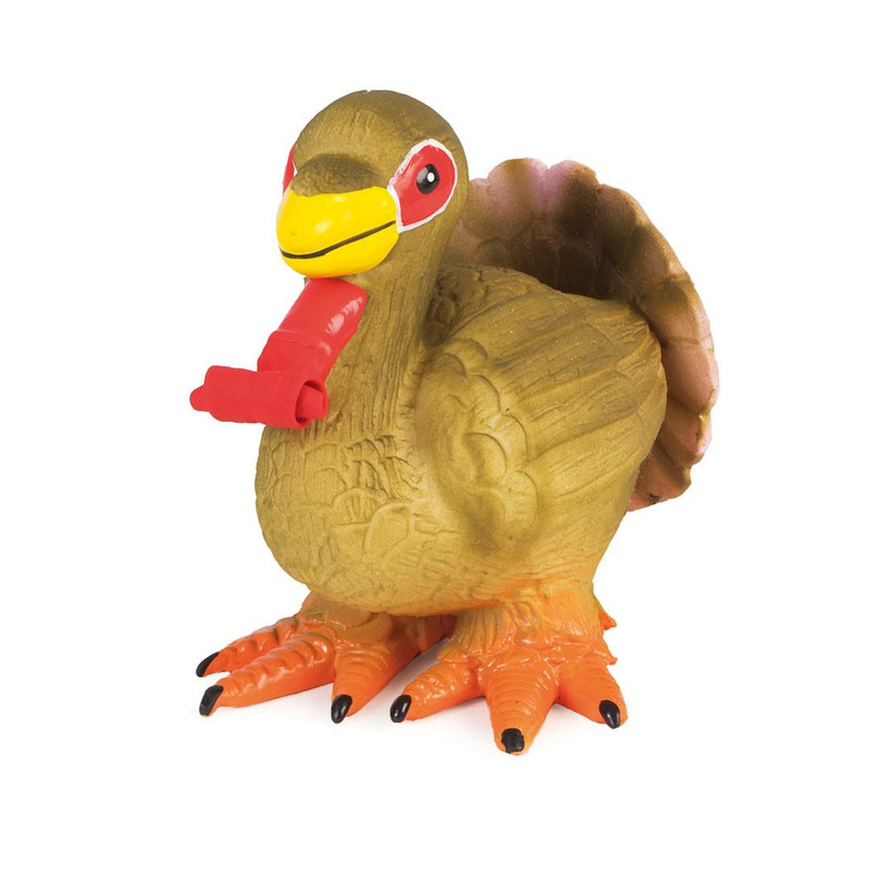 PetSafe Sportsmen Squeeze Meeze Latex Turkey Dog Toy - PTY00-15864