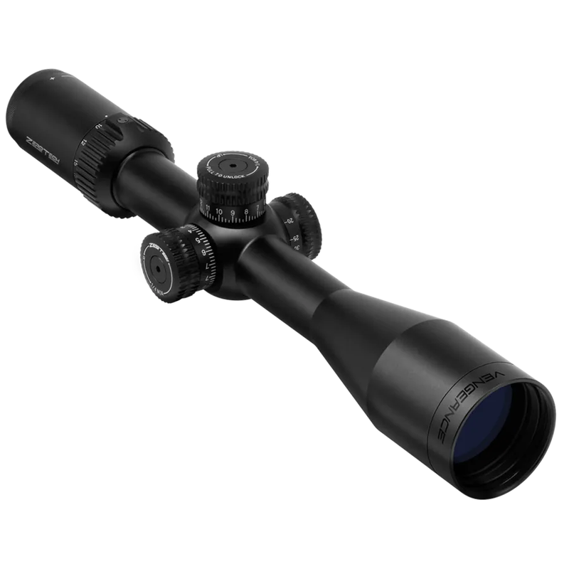 ZeroTech Vengeance 4-20x50 30mm SFP Rifle Scope, Black - VG4205R3