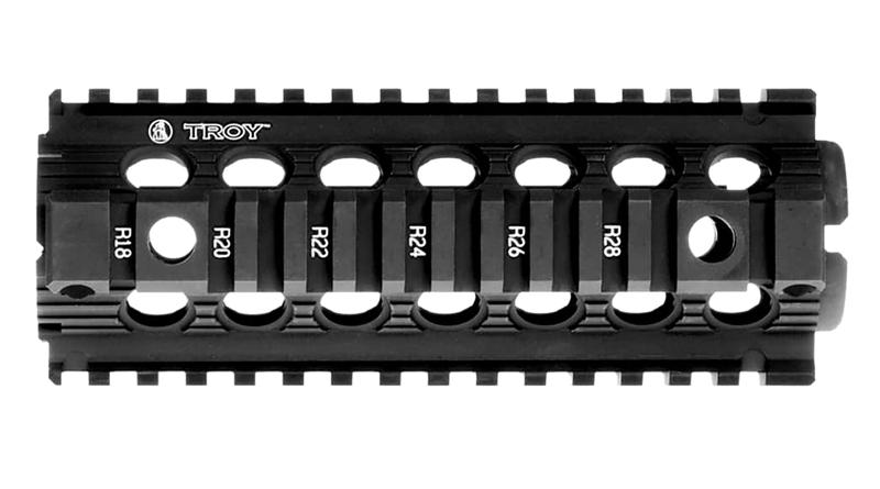 Troy Industries MRF Drop-In Rail 7" Carbine Length, Black Anodized - SRAIMRFD7BT00