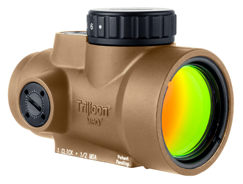 Trijicon MRO SD 1x25 2 MOA Red Dot Sight, Coyote - MRO-C-2200325