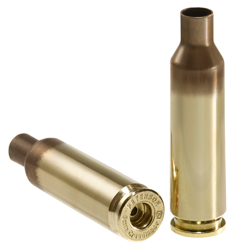 Peterson Cartridge 6mm Creedmoor Unprimed Brass Cases - 40040-R