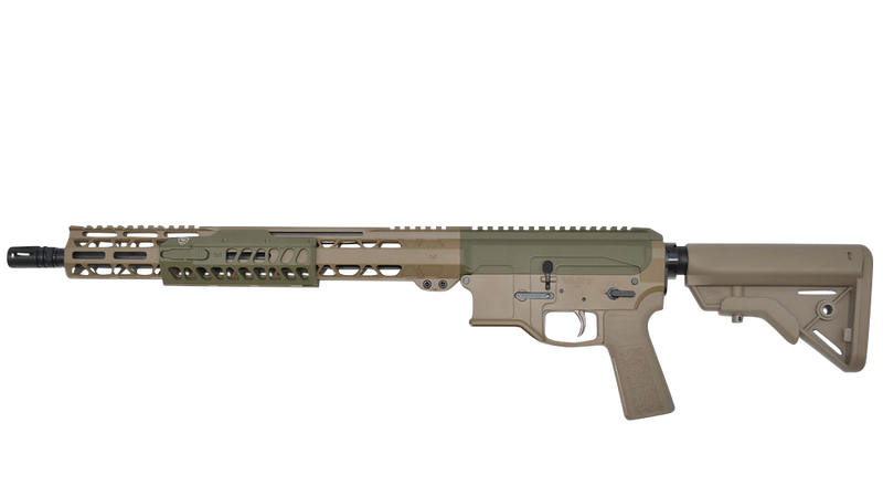 Bilson Arms BA-15FC 300 Blackout 16" 20+1 Rifle, FDE/Sniper Green - A2FCSFG20R1