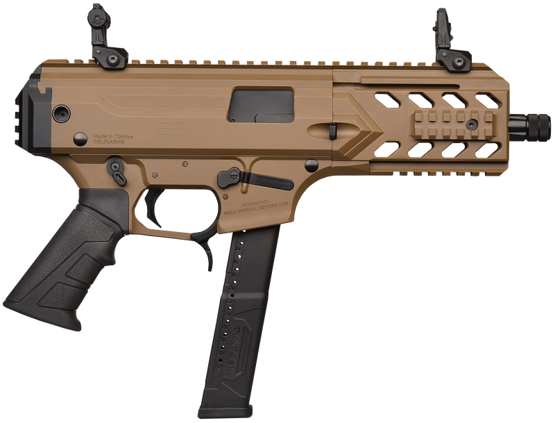 Gforce Arms Blade6 9mm 6" 33+1rd Pistol, Flat Dark Earth - BLADE6-FDE