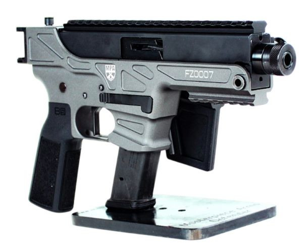 MasterPiece Arms Defender K 9mm 4.5" Threaded Barrel 30rd Pistol, Black/Grey - 30K