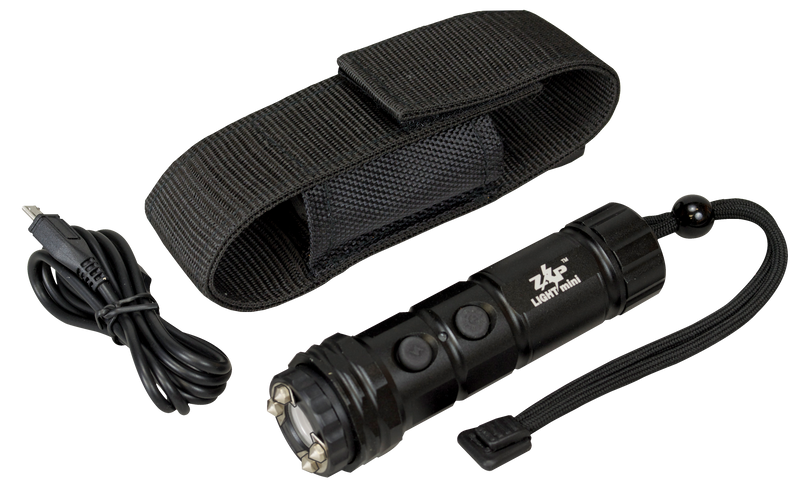 Zap Light Mini Stun Gun, Black - ZAPLM
