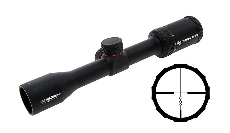 Crimson Trace Brushline Pro 2-7x32 Riflescope, Matte Black - 01-01440