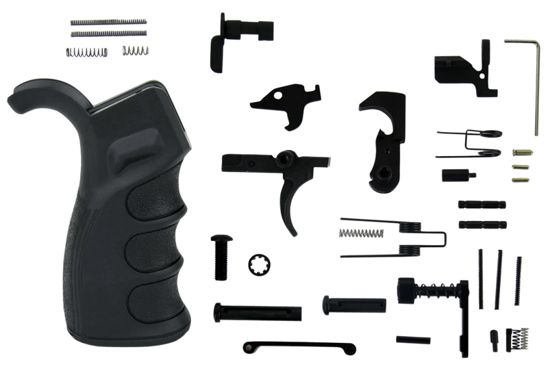 TacFire LPK02USAB Lower Parts Kit AR-15 Black - LPK02USAB