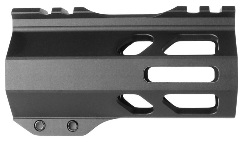TacFire A.C.E. M-Lok Handguard 4" Black Hardcoat Anodized Aluminum for AR-15 - HG204
