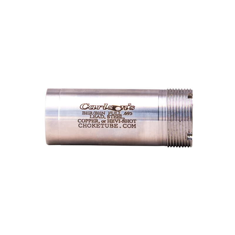 Carlson's Flush Full Choke Tube for Beretta/Benelli Mobil 12 Gauge, Stainless Steel - 56616