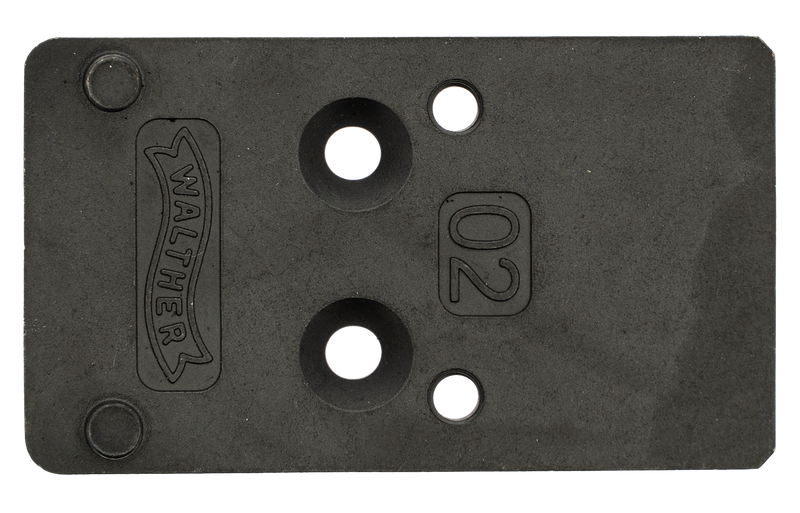 Walther Arms PDP 2.0 Optic Plate, Black - 5136209