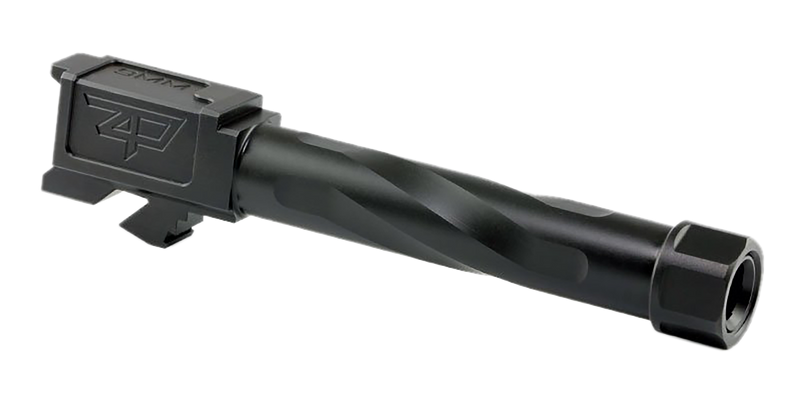Zaffiri Precision 9mm Luger 4.60" Threaded Barrel, Black Stainless Steel - ZP.19BTBN