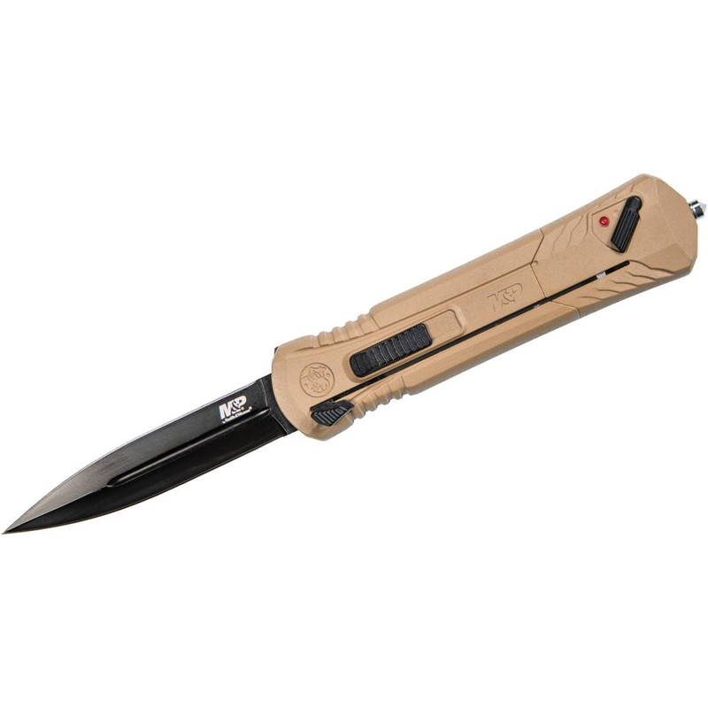 Smith & Wesson M&P OTF Spear Point Automatic Knife 3.74" FDE - BTI 1084315