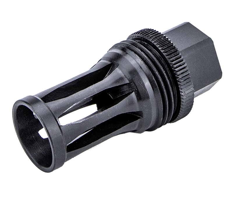 KGM Suppressors Quick Detach Flash Hider, Black Nitride Steel - A-QD-FH-S-G36