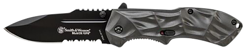 Smith & Wesson Black Ops Folding Knife, Black - SWBLOP3CP