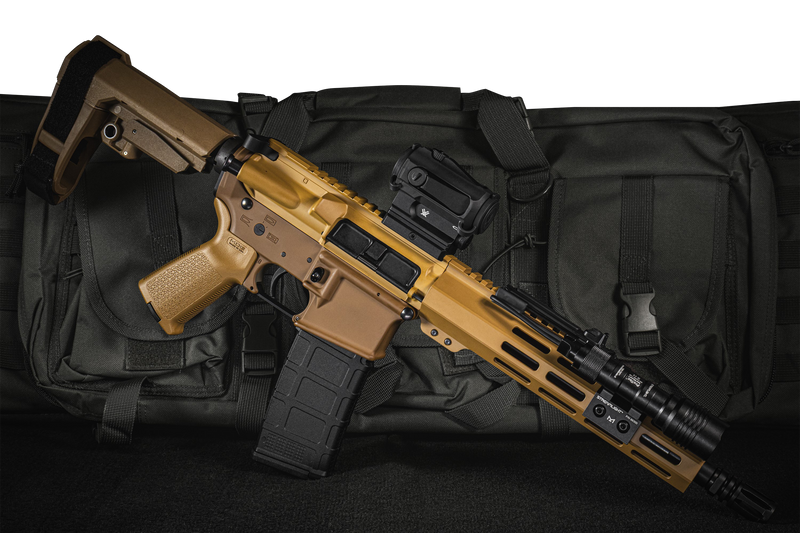 Shark Coast Tactical Sunrise 5.56 NATO 10.5" 30+1 Rifle, Tan - SCC04045SUNB-P