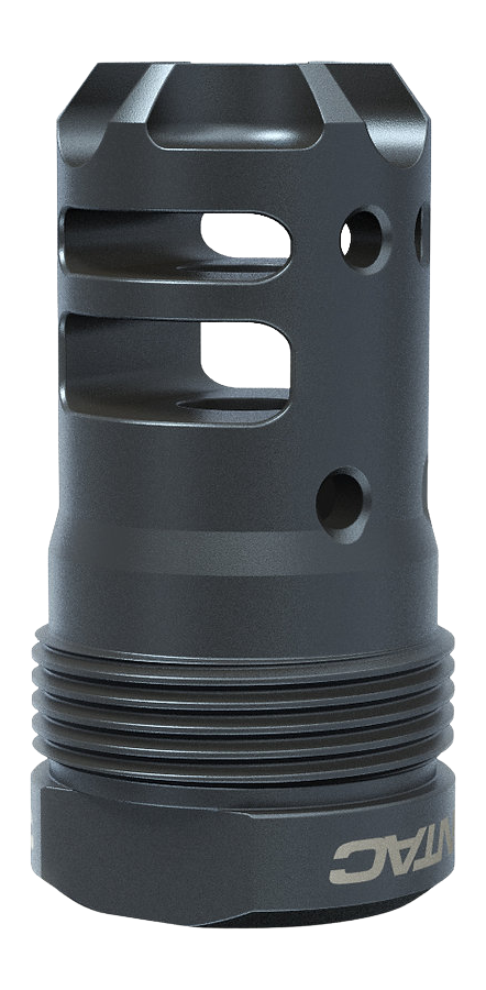 LanTac USA Dragon Muzzle Brake 6MM 5/8x24 Plan B Short, Black QPQ - DGN6MMB-PBS