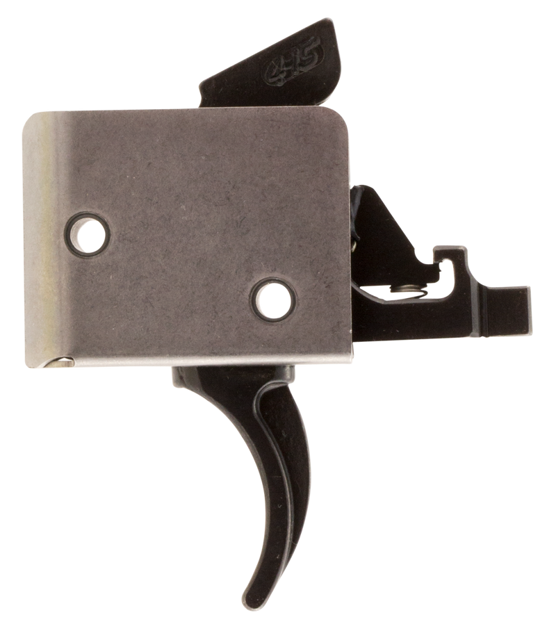 CMC Triggers 93502 Drop-In Two-Stage Curved Trigger, 2-4 lbs Draw Weight, Black/Silver - 93502