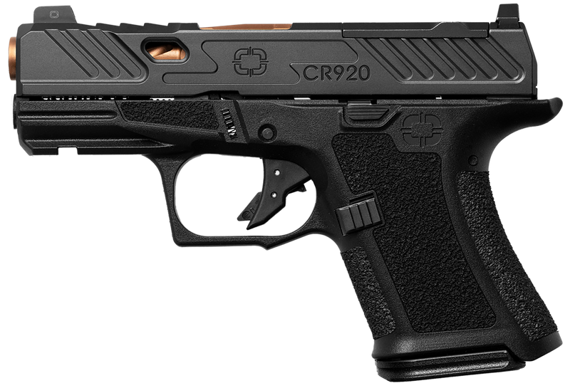 Shadow Systems CR920 Elite 9mm 3.41" 10+1 Pistol, Black/Bronze - SS-4039