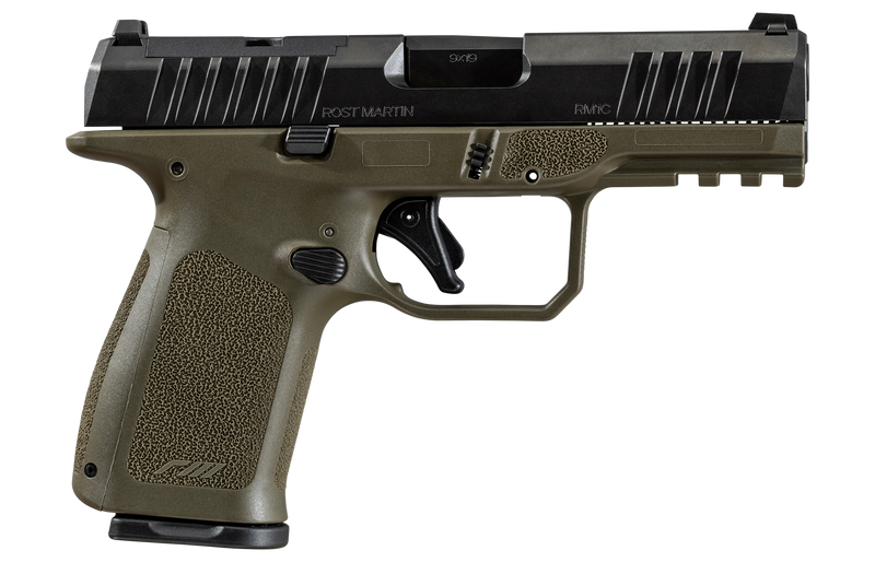 Rost Martin RM1C 9mm 4" 10+1 Striker-Fired Semi-Auto Pistol, Black/ODG - RM1CODGOSP10CA