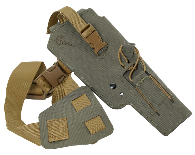 Cole-TAC Varmint Wrangler Pistol Holder, Ranger Green Right Hand - VW114