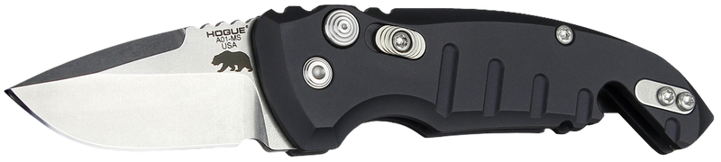 Hogue A01 Microswitch Automatic Folding Knife, Black - 24120