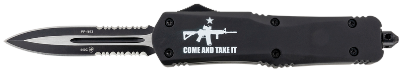 Templar Knife Gen II Come And Take It Large OTF Dagger Black - LAR15431