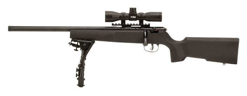 Savage Arms Rascal Target XP Left Hand .22 LR 16.13" 1rd Bolt-Action Rifle, Black - 13836