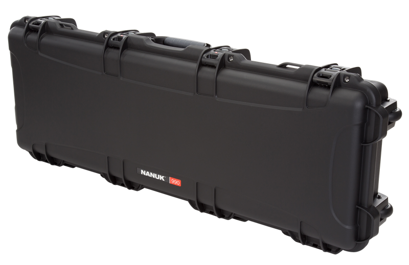 Nanuk 990 47" Black Polymer Tactical Rifle/Takedown Shotgun Case - 9901001
